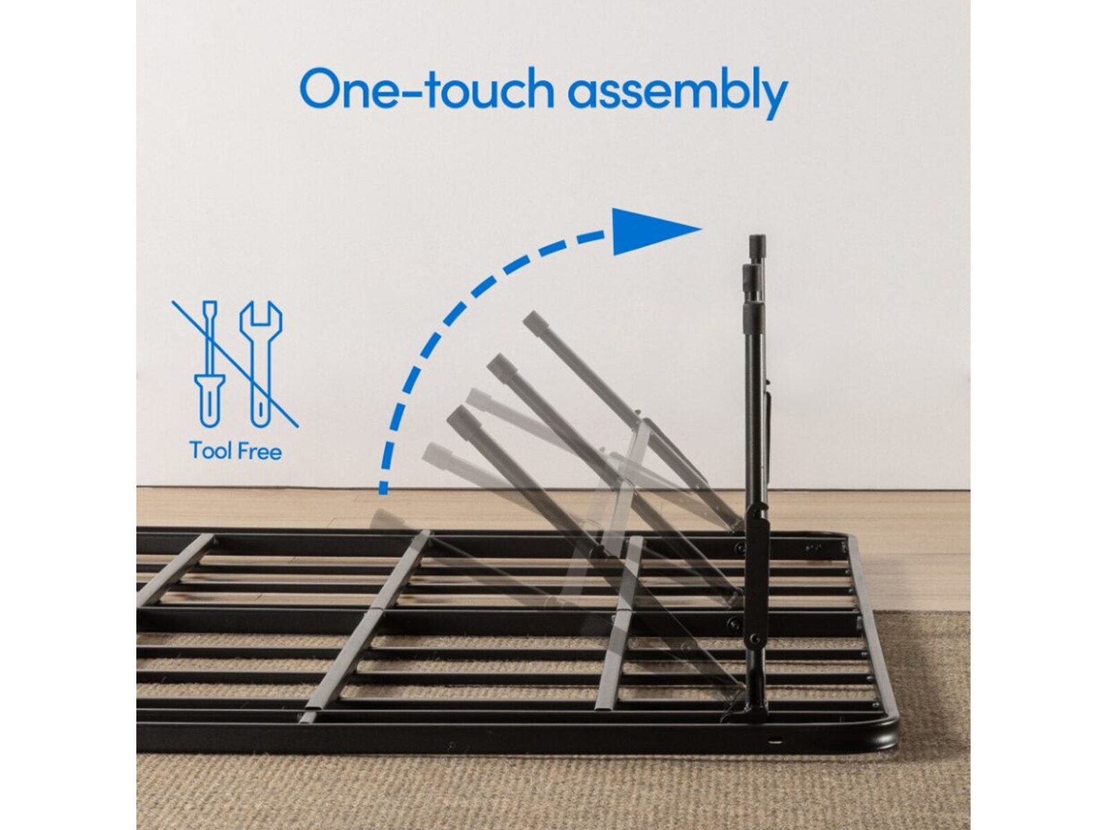 Heavy Duty Raised Metal Platform Frame